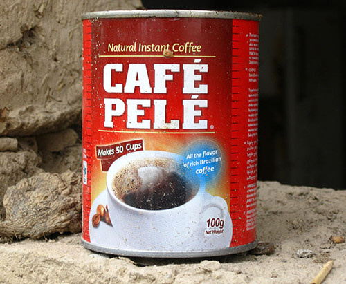 Жестяная банка из под кофе COFE PELE